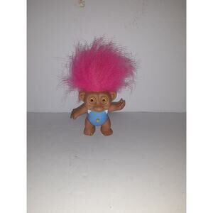 Vintage Rare 1992 Troll Doll With Push Button To Make Eyes light Up Red